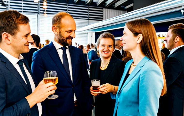 바텐더와 관련된 업계 행사 소개 - Distillery Visit**

"Interior of a traditional Cognac distillery in France, fully clothed workers ex...