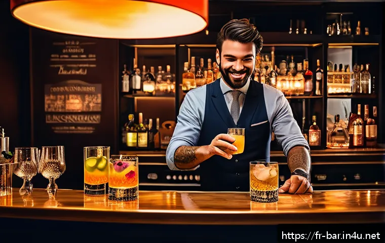 Découvrir la magie cachée du métier de barman : entre passion, créativité et rencontres inoubliables 3 바텐더 직업의 보람과 의미 관련 이미지 1